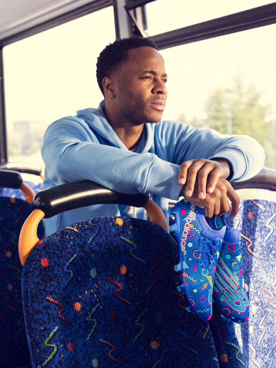 Raheem Sterling’s special bus-themed cleats